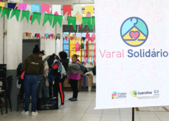 Fundo Social de Guarulhos distribui mais de 3 mil peças no primeiro Varal Solidário