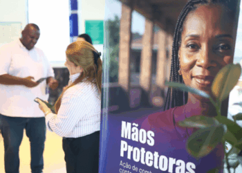 Campanha de conscientização sobre violência doméstica atinge mais de mil pessoas em shopping