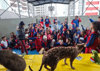 GCM promove oficina de educação ambiental para 200 crianças em escola no Jardim Flor da Montanha