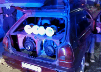 GCM de Guarulhos acaba com barulheira na madrugada e apreende veículo por perturbação do sossego