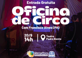 Teatro Padre Bento recebe oficina circense gratuita no próximo sábado