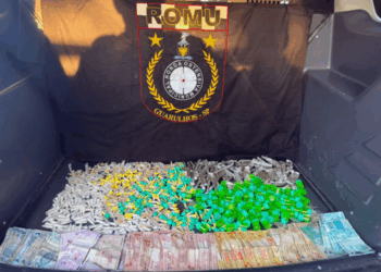 GCM de Guarulhos prende traficante, apreende adolescente e recolhe mais de 3 kg de drogas