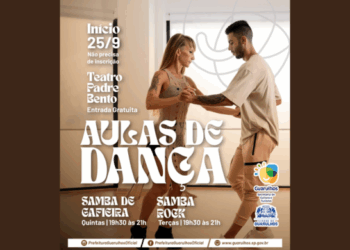 Teatro Padre Bento oferece aulas gratuitas de dança às terças e quintas-feiras