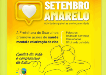 Guarulhos reforça cuidados com a saúde mental no dia símbolo do Setembro Amarelo