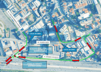 Prefeitura implanta melhorias no trânsito em trecho da avenida Guarulhos