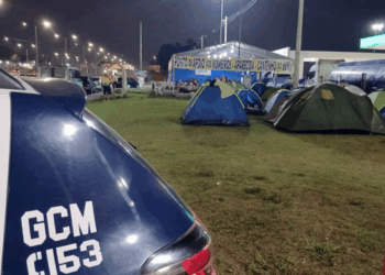 GCM de Guarulhos garante segurança aos romeiros em direção a Aparecida