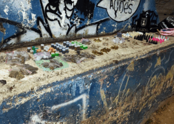 Canil da GCM de Guarulhos prende traficante com mais de 360 porções de drogas