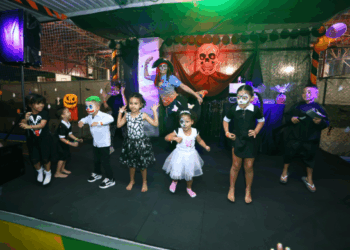Festa de Halloween com atrações gratuitas leva mais de 1.000 pessoas ao CEU Ottawa-Uirapuru