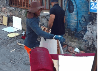 Prefeitura remove descarte irregular de vias da Vila Rio e do Jardim Palmira   