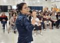 Alunos da EJA de escolas municipais participam de bate-papo com escritora e oficina de criação de contos   