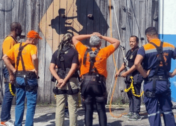 Defesa Civil realiza treinamento de trabalhos em altura para reforçar segurança nas operações