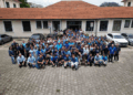 Servidores da Saúde vestem azul e reforçam a importância dos cuidados com a saúde do homem