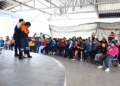 Alunos da EPG Teresinha Mian participam de aula inaugural de curso sobre defesa e cidadania
