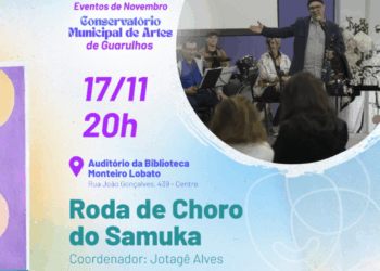 Roda de Choro do Samuka faz show gratuito no auditório da Biblioteca Monteiro Lobato