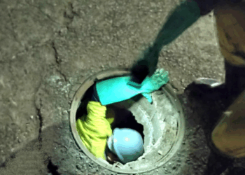 Prefeitura promove a desobstrução de bocas de lobo e de poço de visita no Presidente Dutra