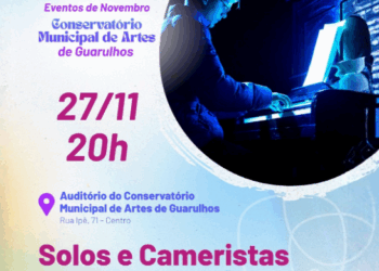 Espetáculo Solos e Cameristas acontece gratuitamente na próxima quinta-feira