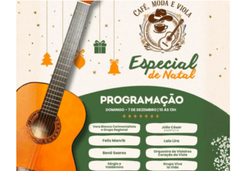 Café moda e Viola celebra clima natalino em edição especial no domingo