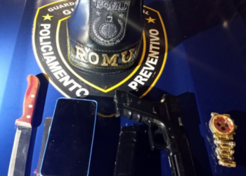 GCM prende homem em liberdade condicional com armas no Taboão