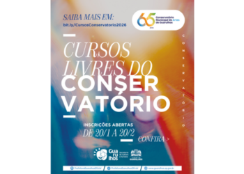 Conservatório abre inscrições para cursos livres e participação em bandas a partir de 20 de janeiro