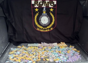 GCM prende cinco traficantes e apreende 1,7 kg de drogas