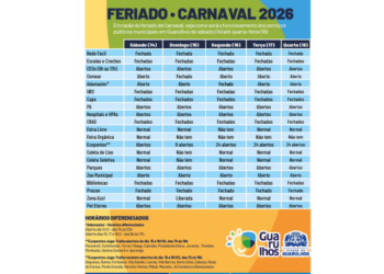 Serviços públicos municipais terão funcionamento diferenciado no Carnaval em Guarulhos