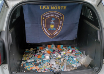 GCM de Guarulhos prende três traficantes e apreende 3,6 kg de drogas em ações contra o tráfico