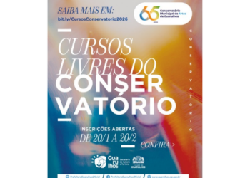 Cursos livres e bandas do Conservatório de Guarulhos recebem inscrições até 20 de fevereiro