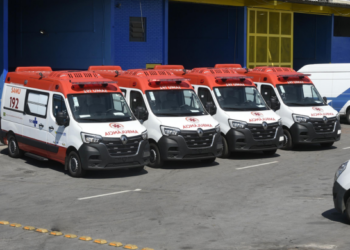 Prefeitura de Guarulhos entrega 4 novas ambulâncias para o SAMU