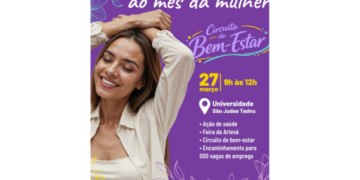 Prefeitura promove Circuito de Bem-Estar em homenagem ao mês da mulher