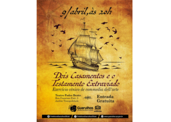 Alunos da Escola Viva de Artes Cênicas apresentam “Dois Casamentos e o Testamento Extraviado”