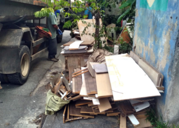 Prefeitura remove descarte irregular na Vila Galvão e no Parque Continental