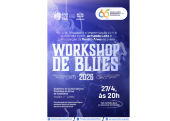 Conservatório de Artes de Guarulhos recebe workshop gratuito sobre blues