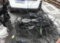 Guarulhos remove quatro toneladas de cabos irregulares em postes da cidade neste 1º trimestre
