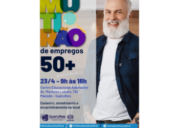 Prefeitura promove mutirão de emprego para munícipes a partir de 50 anos de idade