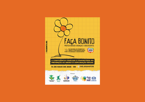 Maio Laranja e ações de prevenção ao abuso infantil em Guarulhos são temas de evento no próximo dia 14 no Adamastor
