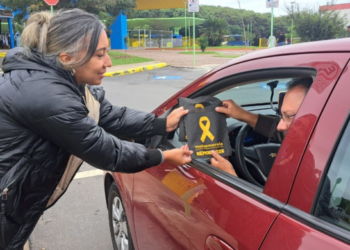 Campanha Maio Amarelo chega aos motoristas por aplicativo no bolsão do Cecap em Guarulhos – TRÂNSITO SEGURO