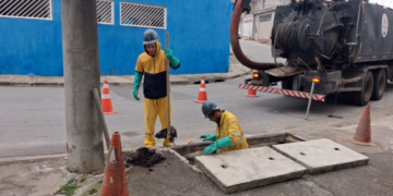 Prefeitura de Guarulhos desobstrui bocas de lobo da avenida Santos Dumont – ZELADORIA URBANA