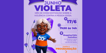 Prefeitura de Guarulhos realiza evento em 17/06 para reunir idosos em celebração ao Junho Violeta – Conscientização e Combate da Violência Contra a Pessoa Idosa