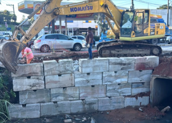 Prefeitura de Guarulhos promove obra emergencial em muro de gabião no Pimentas – ZELADORIA URBANA