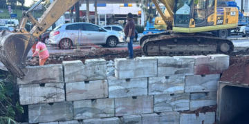 Prefeitura de Guarulhos promove obra emergencial em muro de gabião no Pimentas – ZELADORIA URBANA