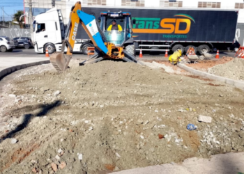 Prefeitura de Guarulhos implanta retorno na rua Joaquina de Jesus, bairro Taboão – INFRAESTRUTURA URBANA
