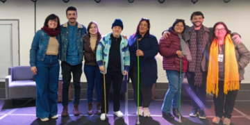 Alunos com deficiência visual do projeto Peis participam de oficina de audiodescrição no Sesc Guarulhos – INCLUSÃO SOCIAL