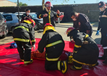 Defesa Civil de Guarulhos participa de simulado de combate a incêndio em empresa no Jardim São Geraldo – SEGURANÇA E PREVENÇÃO