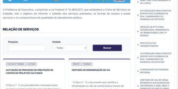 Carta de Serviços Cidadã de Guarulhos é reconhecida pela Controladoria-Geral da União – TRANSPARÊNCIA NA GESTÃO PÚBLICA