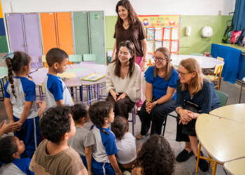 Pesquisadores da Universidade Harvard visitam escola municipal na região de Cumbica em Guarulhos – INTERCÂMBIO PEDAGÓGICO – PROJETO FLORES’SER
