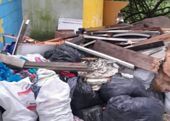Prefeitura de Guarulhos realiza limpeza e remoção de resíduos na Estrada David, no Cabuçu – ZELADORIA URBANA