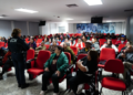 Estudantes da EJA participam de conscientização do Agosto Lilás na Secretaria de Educação – COMBATE À VIOLÊNCIA DOMÉSTICA E FAMILIAR