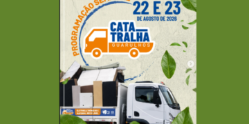 Cata-tralha atende 08 bairros no próximo final de semana de 22 e 23/08 – ZELADORIA URBANA