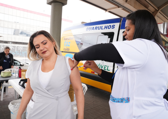 Prefeitura de Guarulhos leva Vacimóvel ao Terminal Pimentas para vacinação contra sarampo e gripe – VACINA’AÇÃO – A CAMPANHA CONTINUA