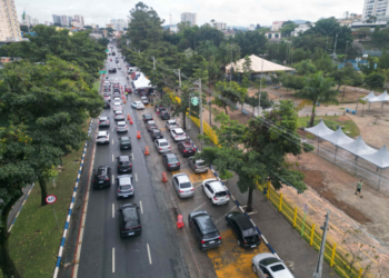 Guarulhos segue com ações de vacinação contra o sarampo com drive-thru neste sábado, 29/08 – VACINA’AÇÃO – A CAMPANHA CONTINUA